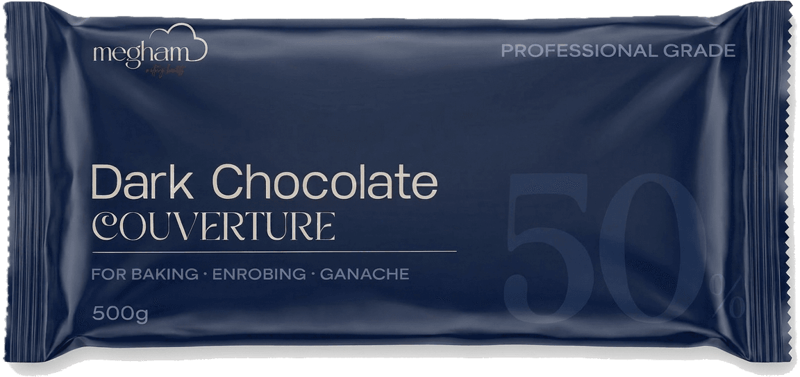 Megham Dark Chocolate Couverture, 500g