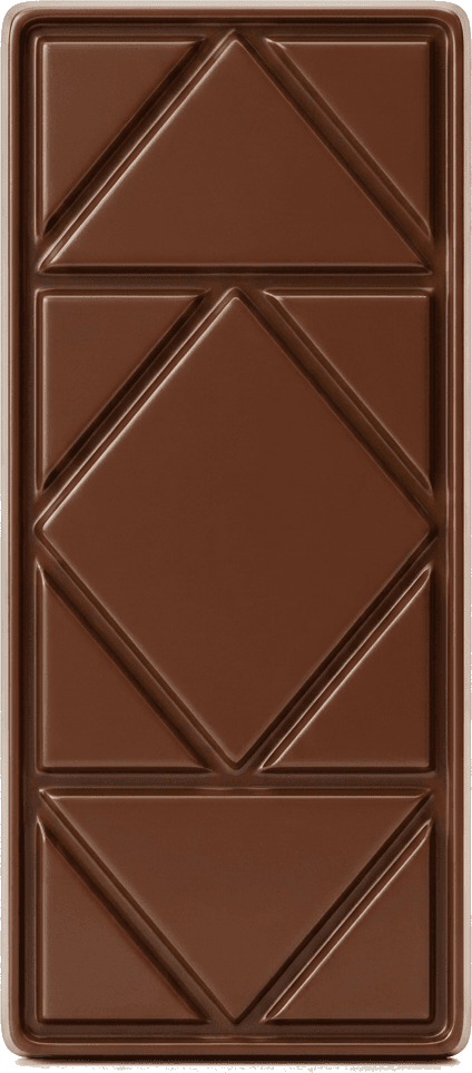 Megham geometric 50g chocolate bar